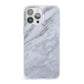 Faux Marble Italian Grey iPhone 13 Pro Max Clear Bumper Case