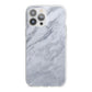 Faux Marble Italian Grey iPhone 13 Pro Max TPU Impact Case with White Edges