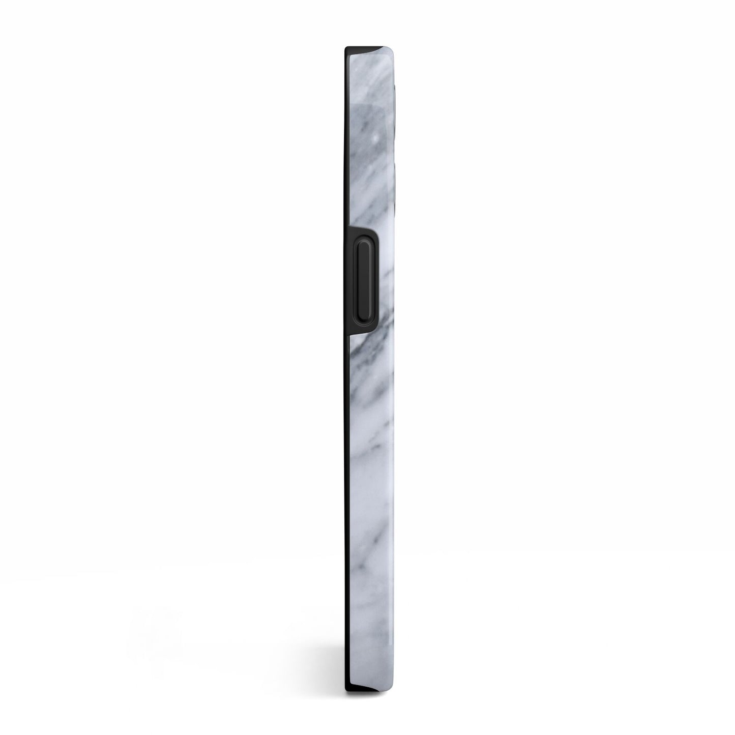 Faux Marble Italian Grey iPhone 13 Pro Side Image 3D Tough Case
