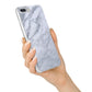 Faux Marble Italian Grey iPhone 7 Plus Bumper Case on Silver iPhone Alternative Image