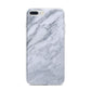 Faux Marble Italian Grey iPhone 7 Plus Bumper Case on Silver iPhone