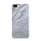 Faux Marble Italian Grey iPhone 8 Plus 3D Snap Case on Gold Phone