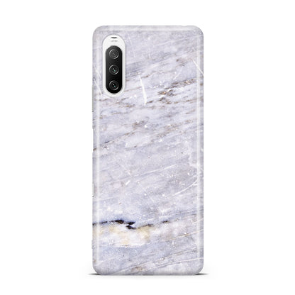 Faux Marble Mid Grey Sony Xperia 10 III Case