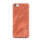 Faux Marble Red Orange Apple iPhone 5c Case