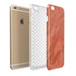 Faux Marble Red Orange Apple iPhone 6 Plus 3D Tough Case Expand Detail Image