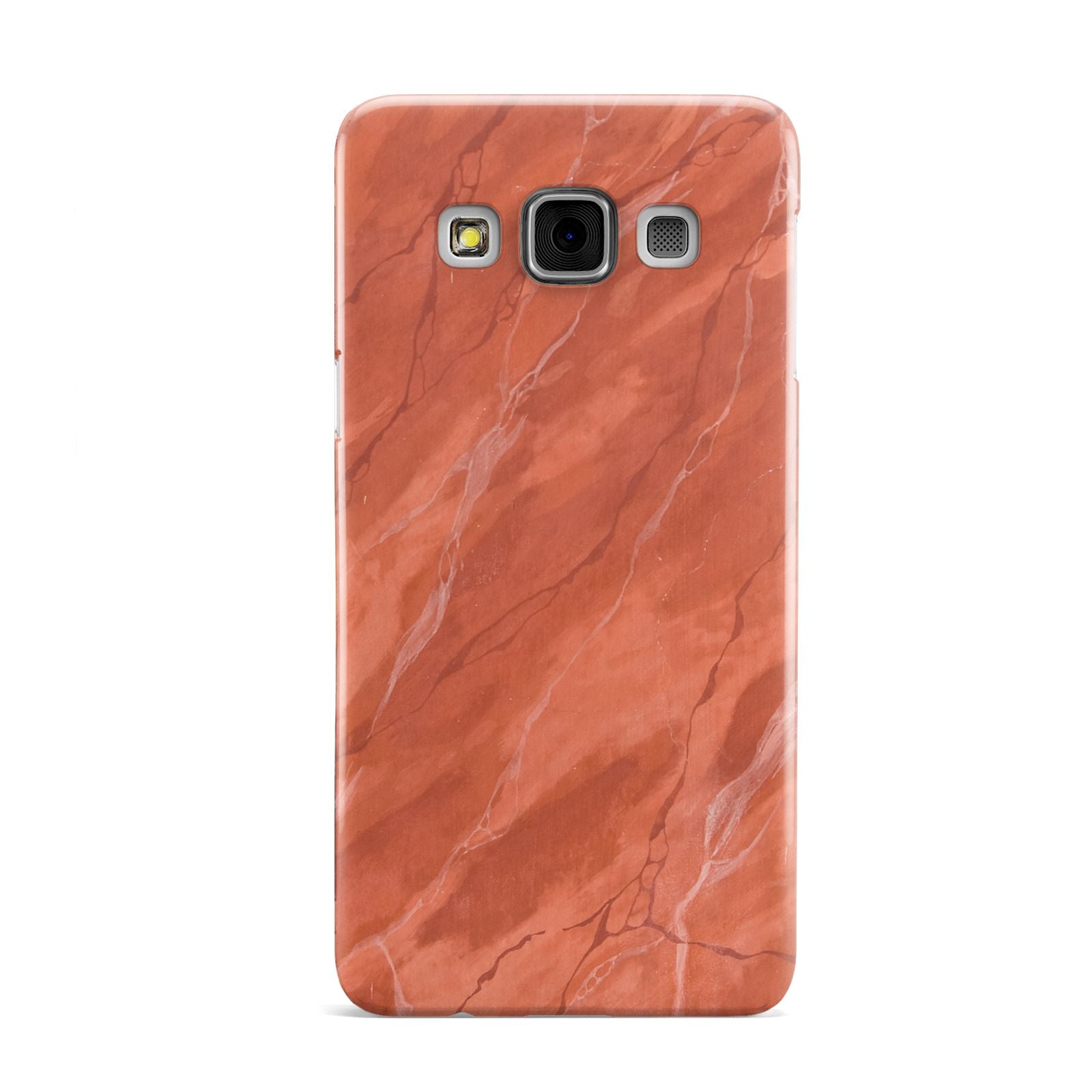 Faux Marble Red Orange Samsung Galaxy A3 Case