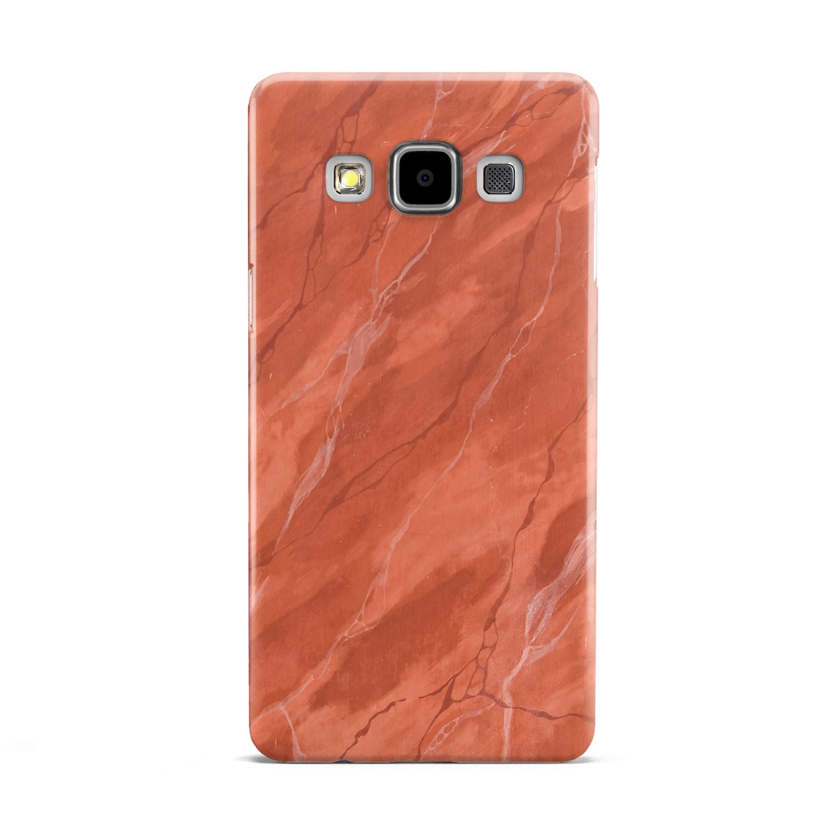 Faux Marble Red Orange Samsung Galaxy A5 Case