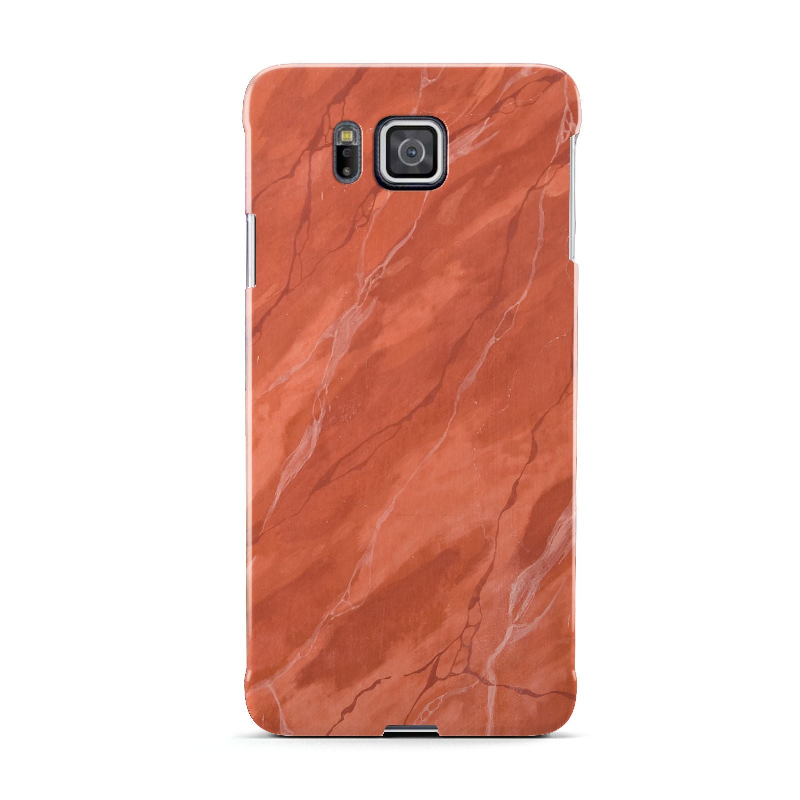 Faux Marble Red Orange Samsung Galaxy Alpha Case