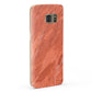 Faux Marble Red Orange Samsung Galaxy Case Fourty Five Degrees