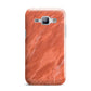 Faux Marble Red Orange Samsung Galaxy J1 2015 Case