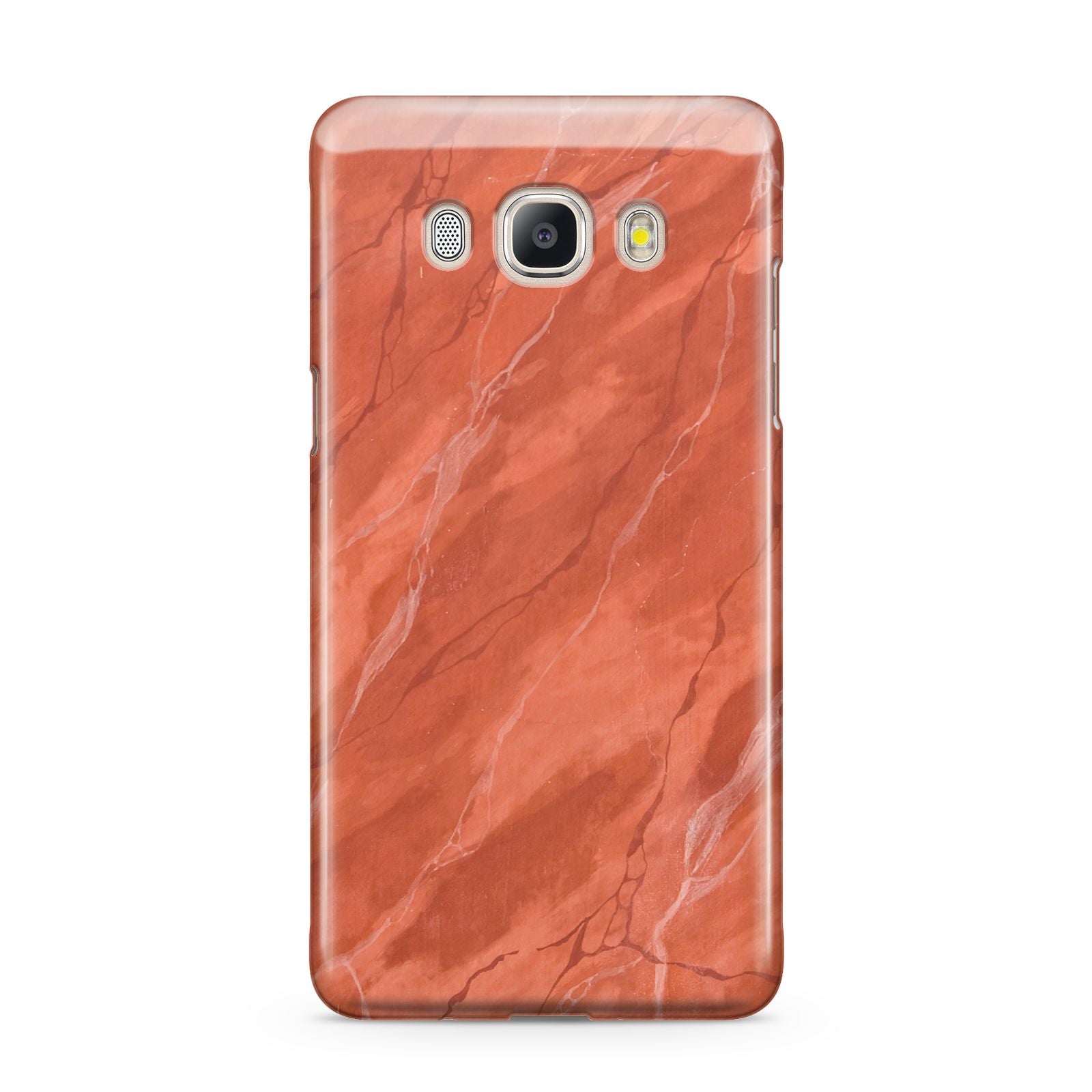 Faux Marble Red Orange Samsung Galaxy J5 2016 Case