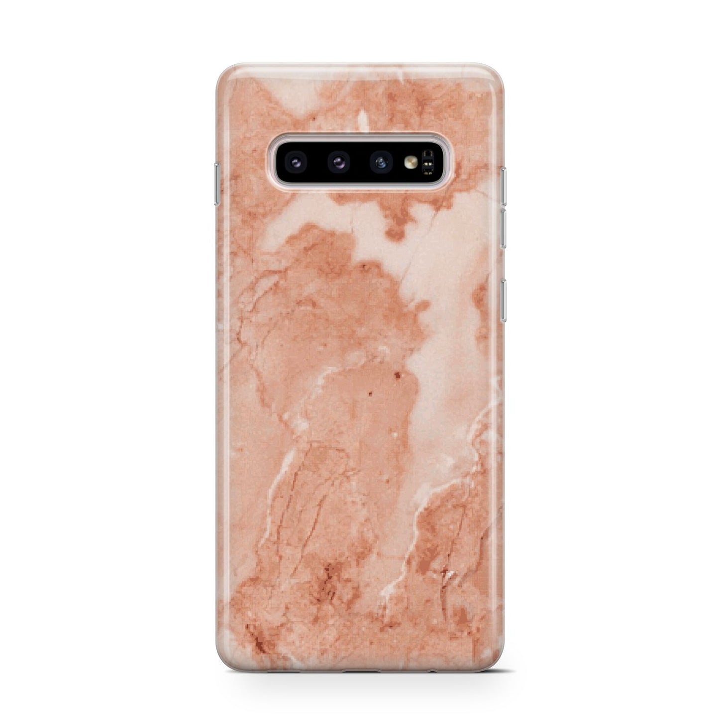 Faux Marble Red Samsung Galaxy S10 Case