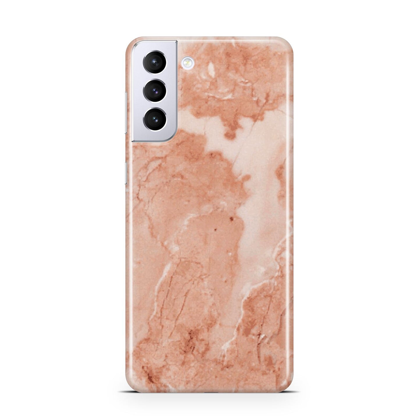 Faux Marble Red Samsung S21 Plus Phone Case