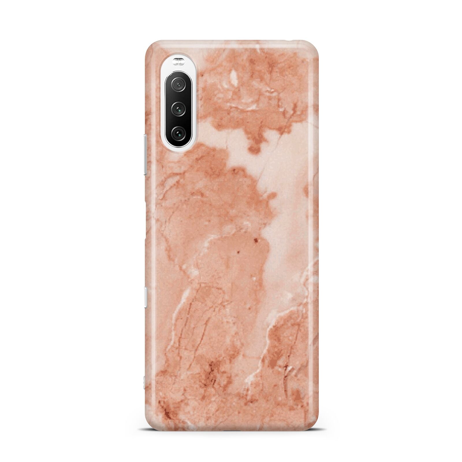 Faux Marble Red Sony Xperia 10 III Case