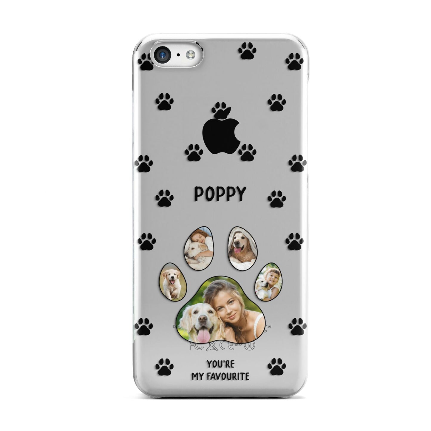 Favourite Dog Photos Personalised Apple iPhone 5c Case