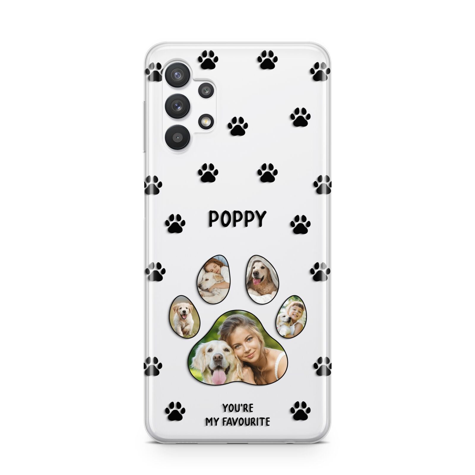 Favourite Dog Photos Personalised Samsung A32 5G Case
