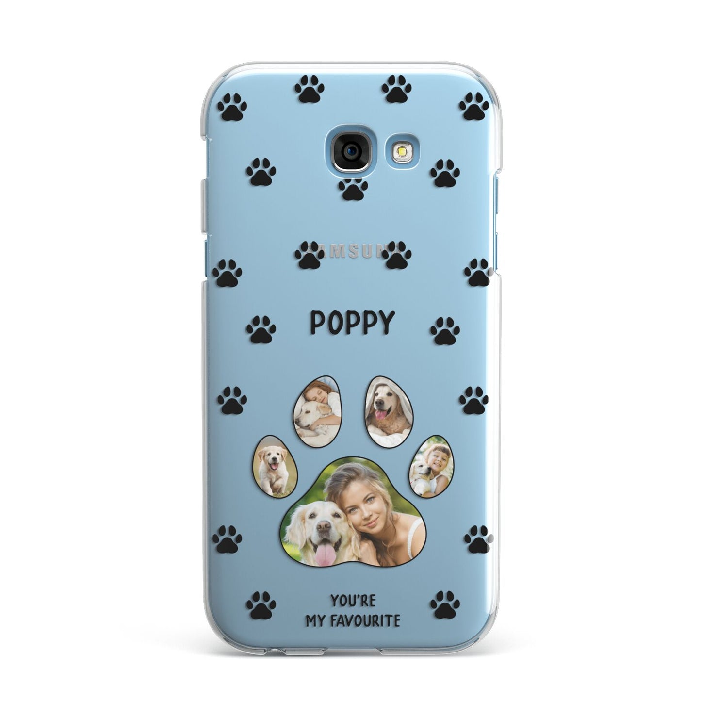 Favourite Dog Photos Personalised Samsung Galaxy A7 2017 Case