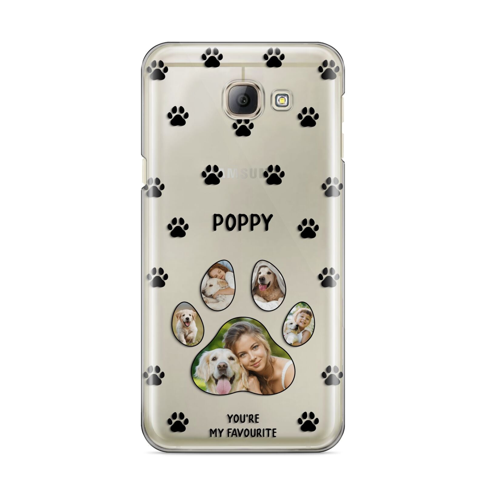Favourite Dog Photos Personalised Samsung Galaxy A8 2016 Case