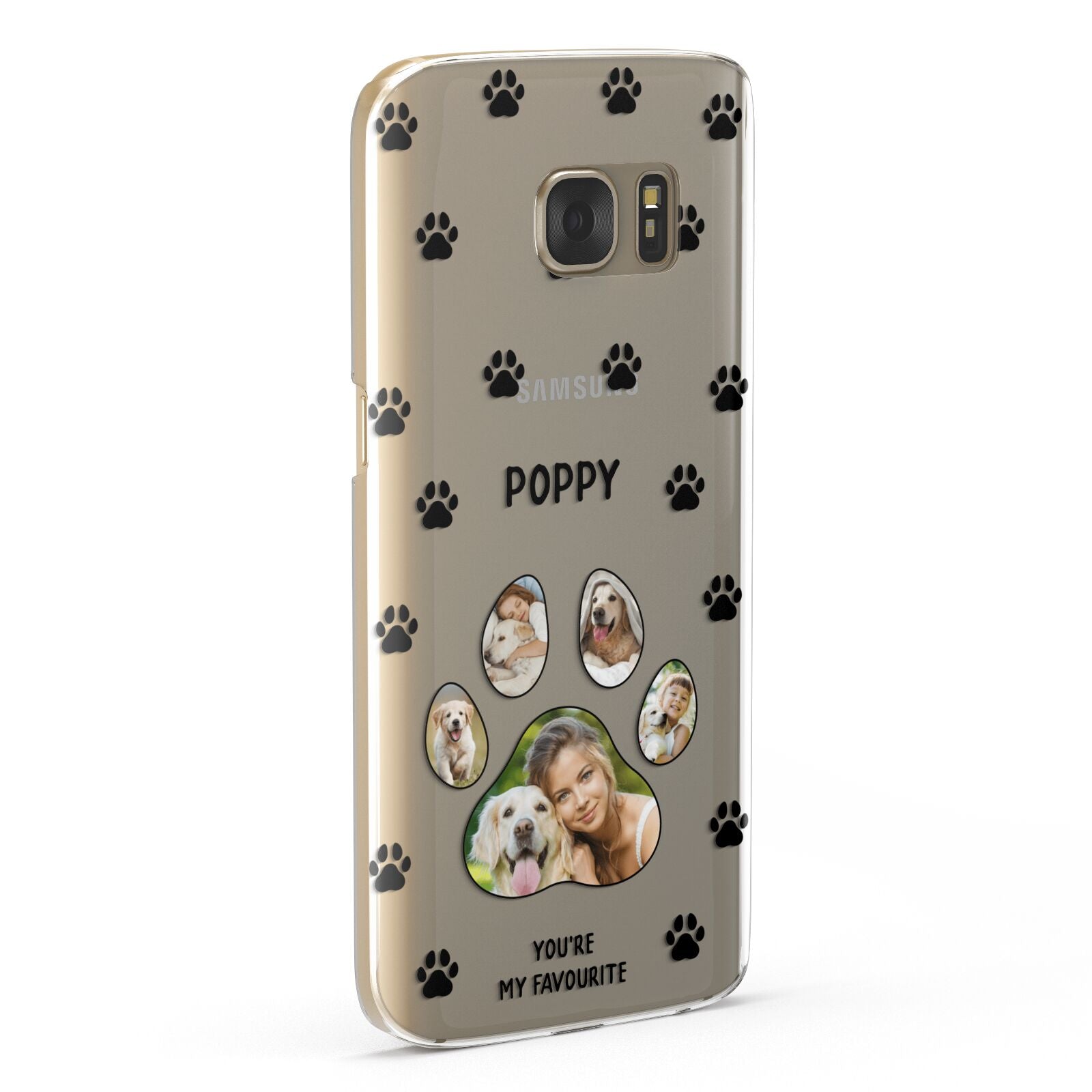 Favourite Dog Photos Personalised Samsung Galaxy Case Fourty Five Degrees