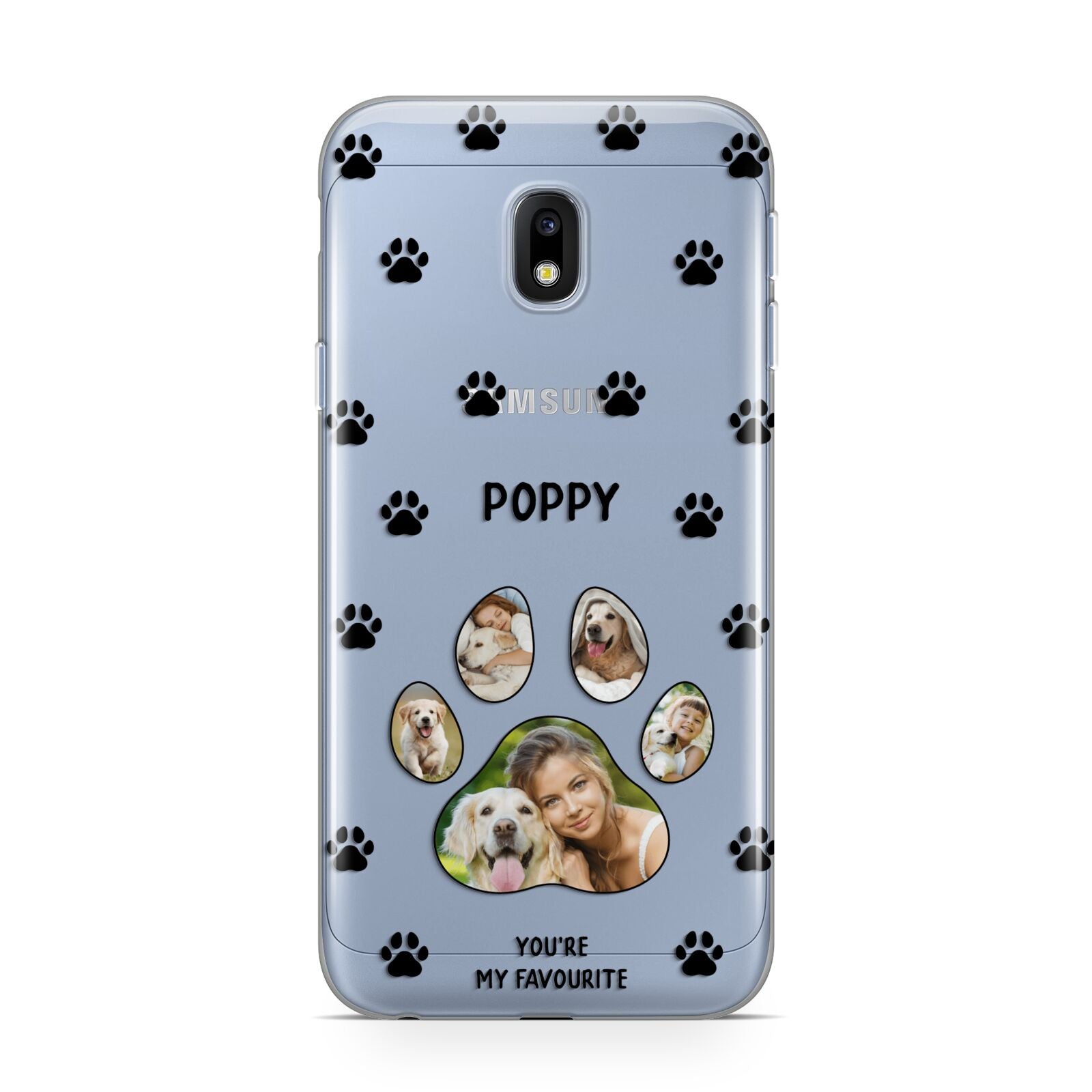 Favourite Dog Photos Personalised Samsung Galaxy J3 2017 Case