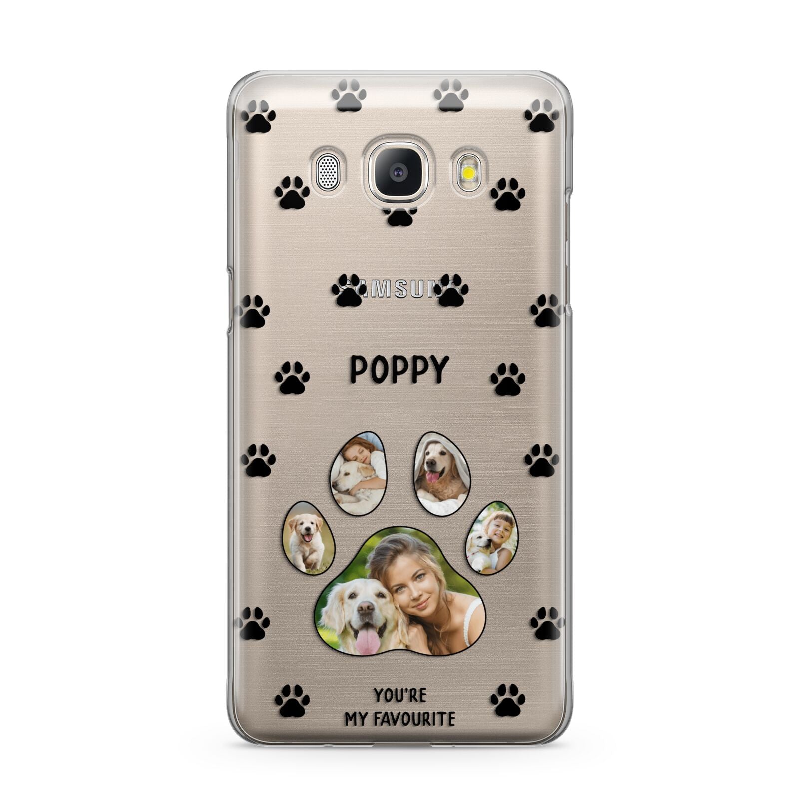 Favourite Dog Photos Personalised Samsung Galaxy J5 2016 Case