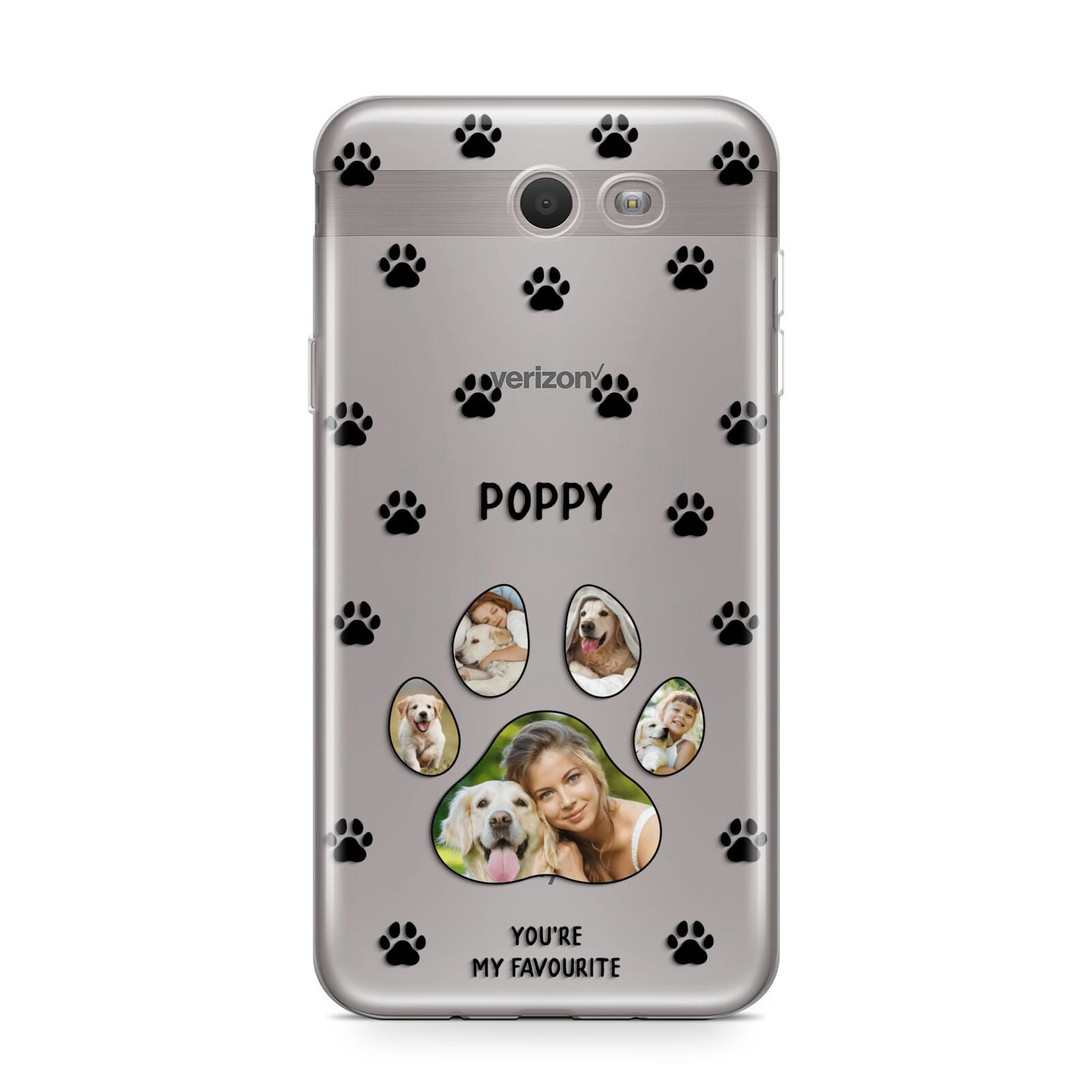 Favourite Dog Photos Personalised Samsung Galaxy J7 2017 Case