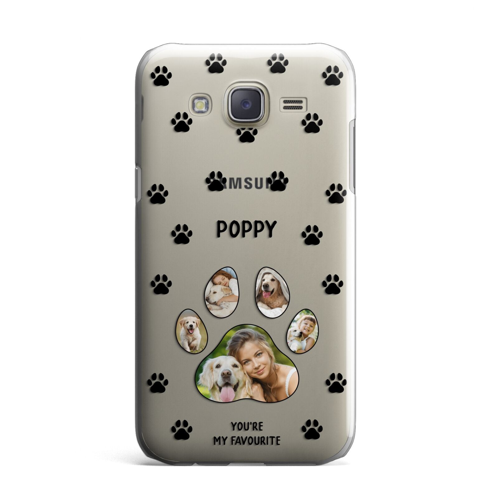 Favourite Dog Photos Personalised Samsung Galaxy J7 Case