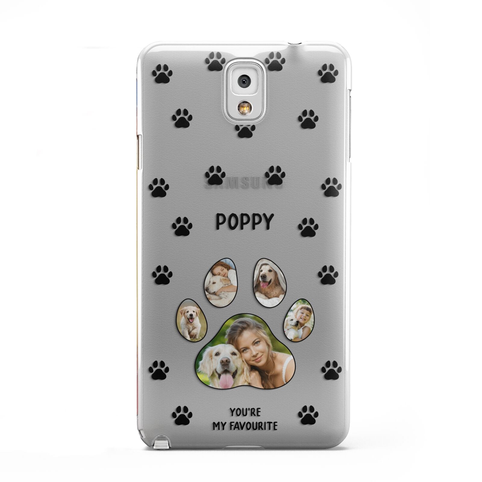 Favourite Dog Photos Personalised Samsung Galaxy Note 3 Case