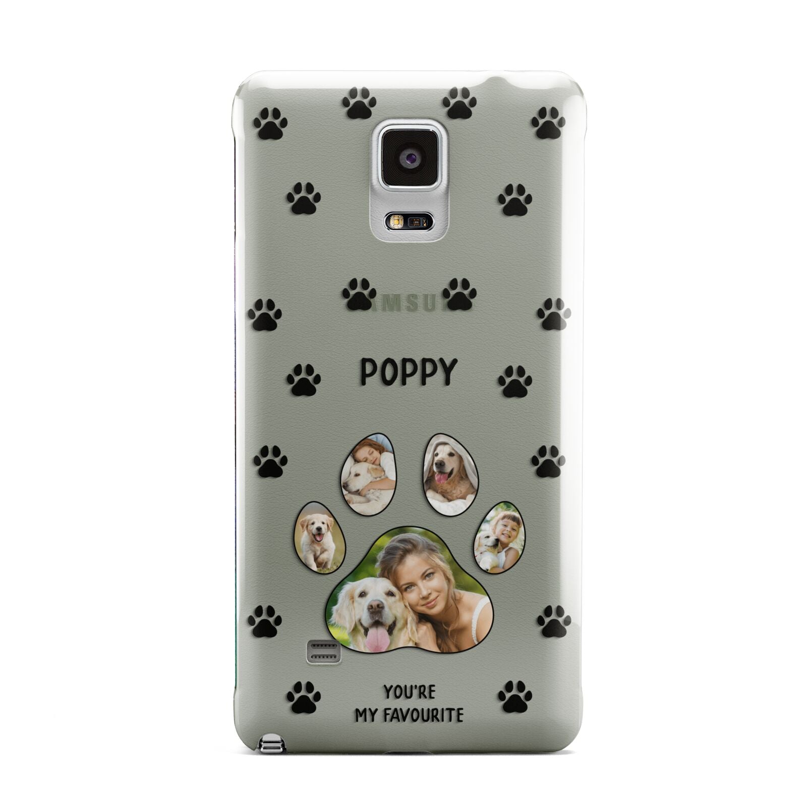 Favourite Dog Photos Personalised Samsung Galaxy Note 4 Case
