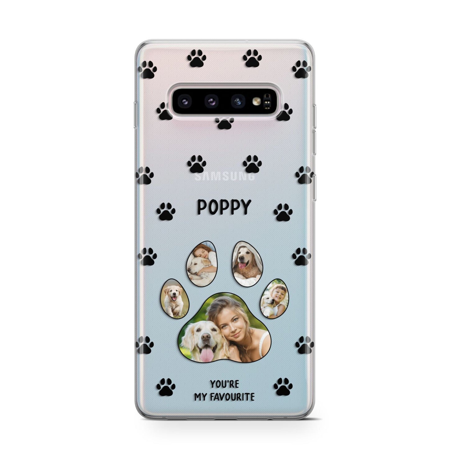 Favourite Dog Photos Personalised Samsung Galaxy S10 Case