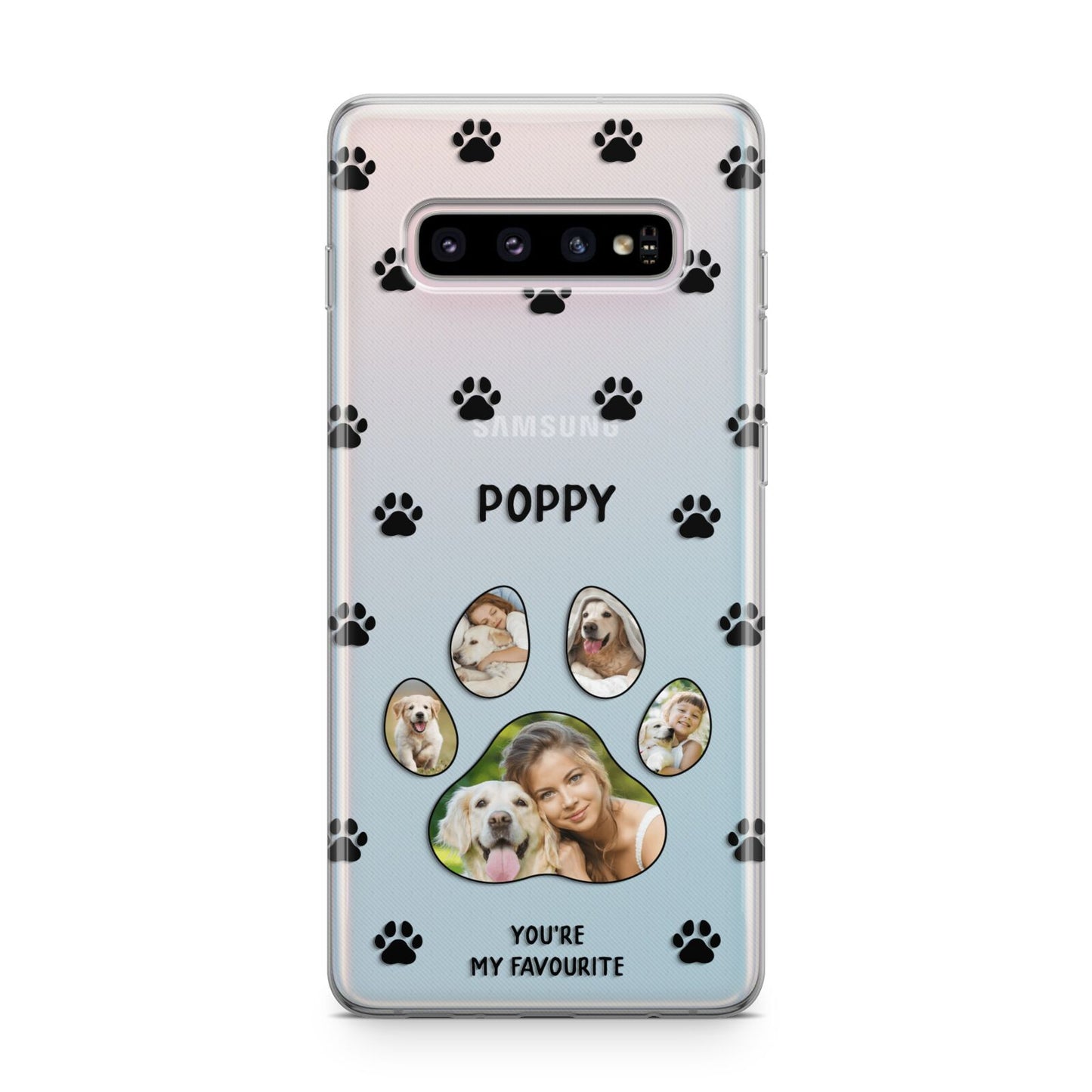 Favourite Dog Photos Personalised Samsung Galaxy S10 Plus Case