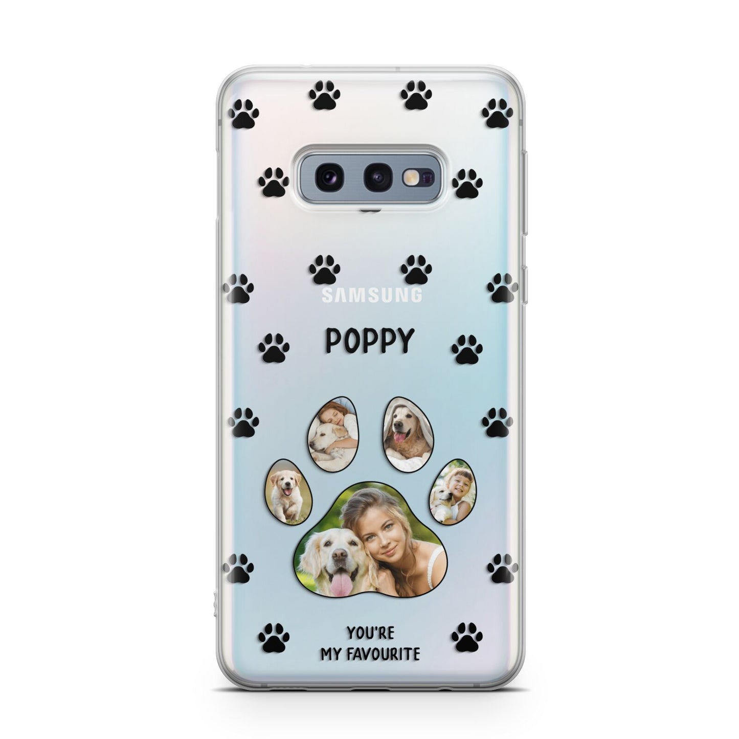 Favourite Dog Photos Personalised Samsung Galaxy S10E Case