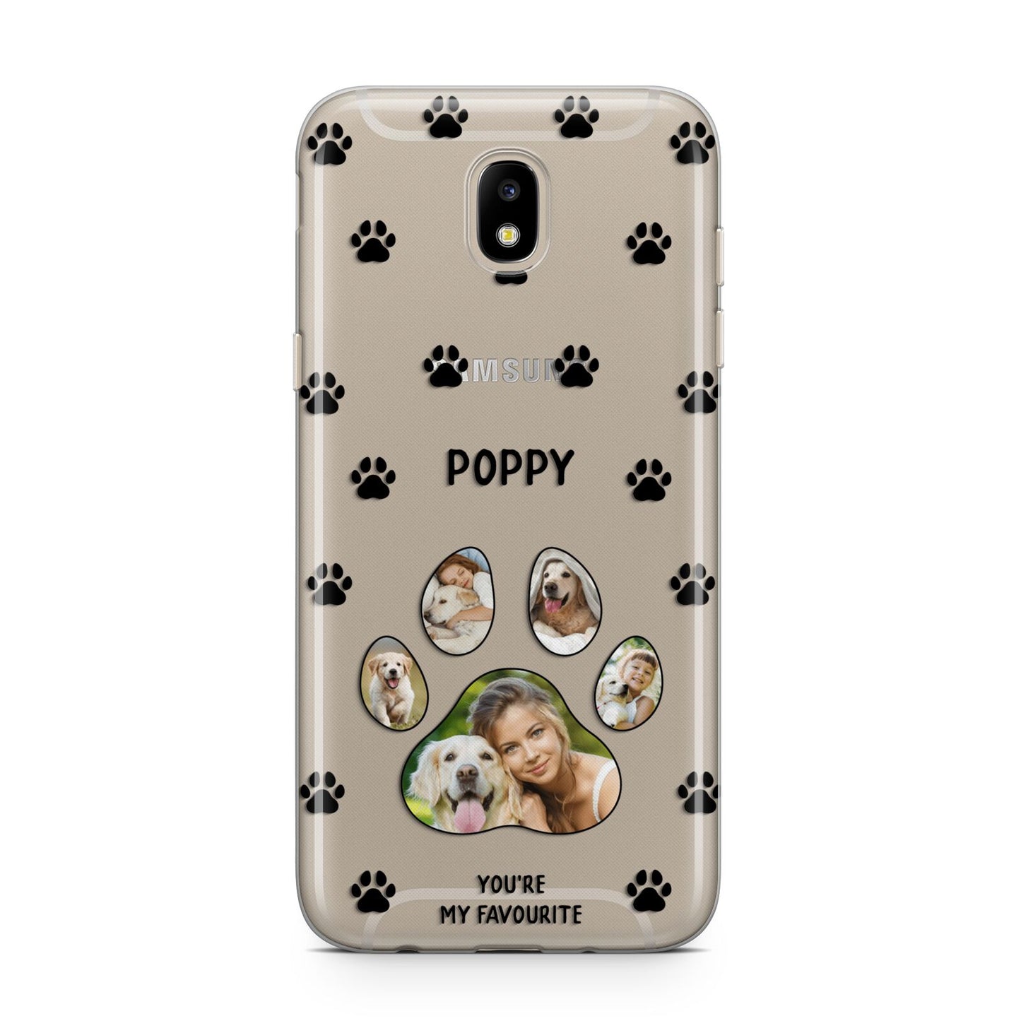 Favourite Dog Photos Personalised Samsung J5 2017 Case
