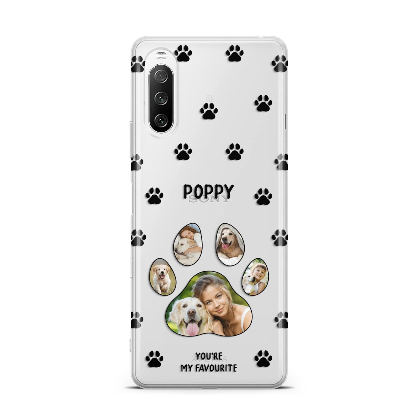 Favourite Dog Photos Personalised Sony Xperia 10 III Case