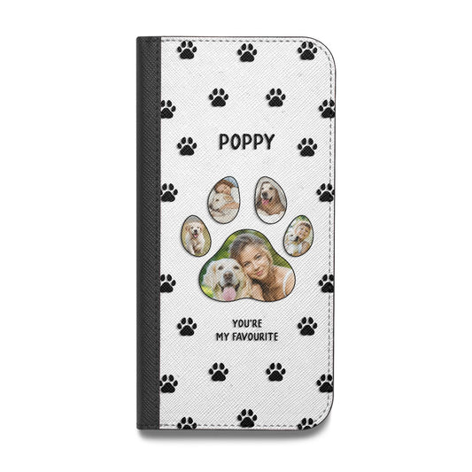 Favourite Dog Photos Personalised Vegan Leather Flip Samsung Case