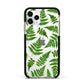 Fern Leaf Apple iPhone 11 Pro in Silver with Black Impact Case
