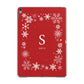 Festive Monogram Personalised Apple iPad Grey Case