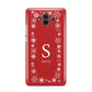 Festive Monogram Personalised Huawei Mate 10 Protective Phone Case