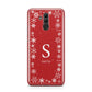Festive Monogram Personalised Huawei Mate 20 Lite