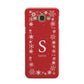 Festive Monogram Personalised Samsung Galaxy A8 Case