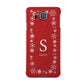 Festive Monogram Personalised Samsung Galaxy Alpha Case