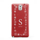 Festive Monogram Personalised Samsung Galaxy Note 3 Case