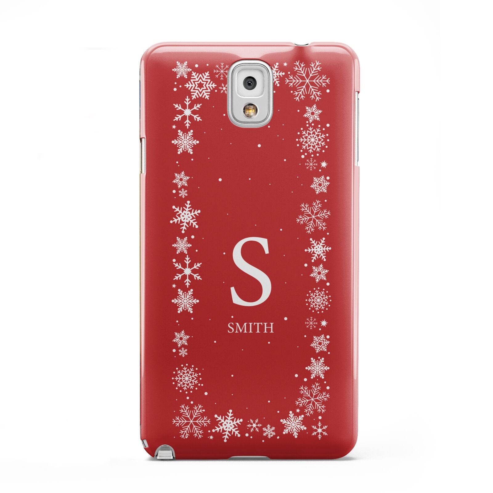 Festive Monogram Personalised Samsung Galaxy Note 3 Case