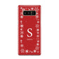 Festive Monogram Personalised Samsung Galaxy Note 8 Case