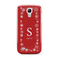 Festive Monogram Personalised Samsung Galaxy S4 Mini Case