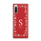 Festive Monogram Personalised Sony Xperia 10 III Case