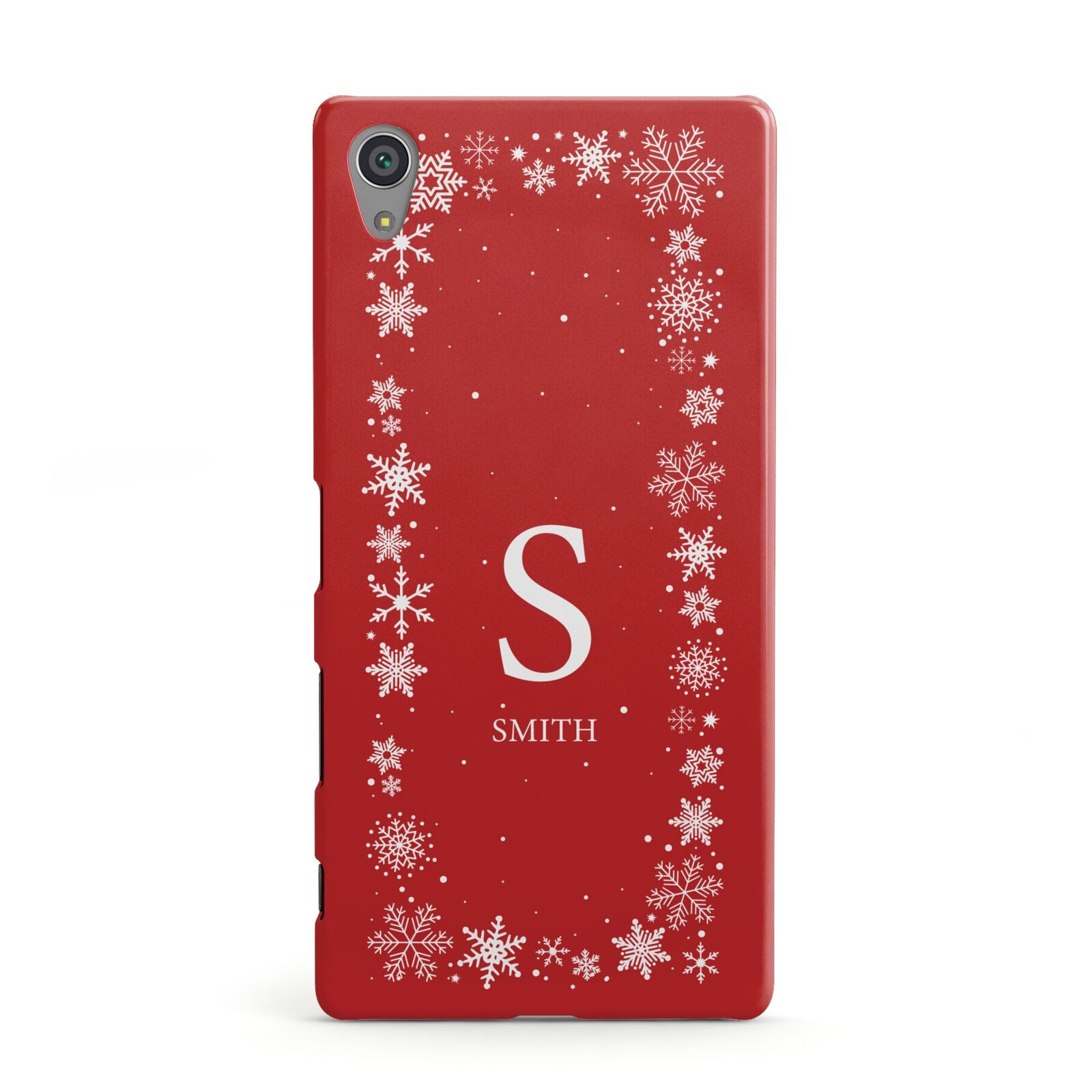 Festive Monogram Personalised Sony Xperia Case