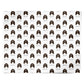 Field Spaniel Icon with Name Personalised Wrapping Paper Alternative