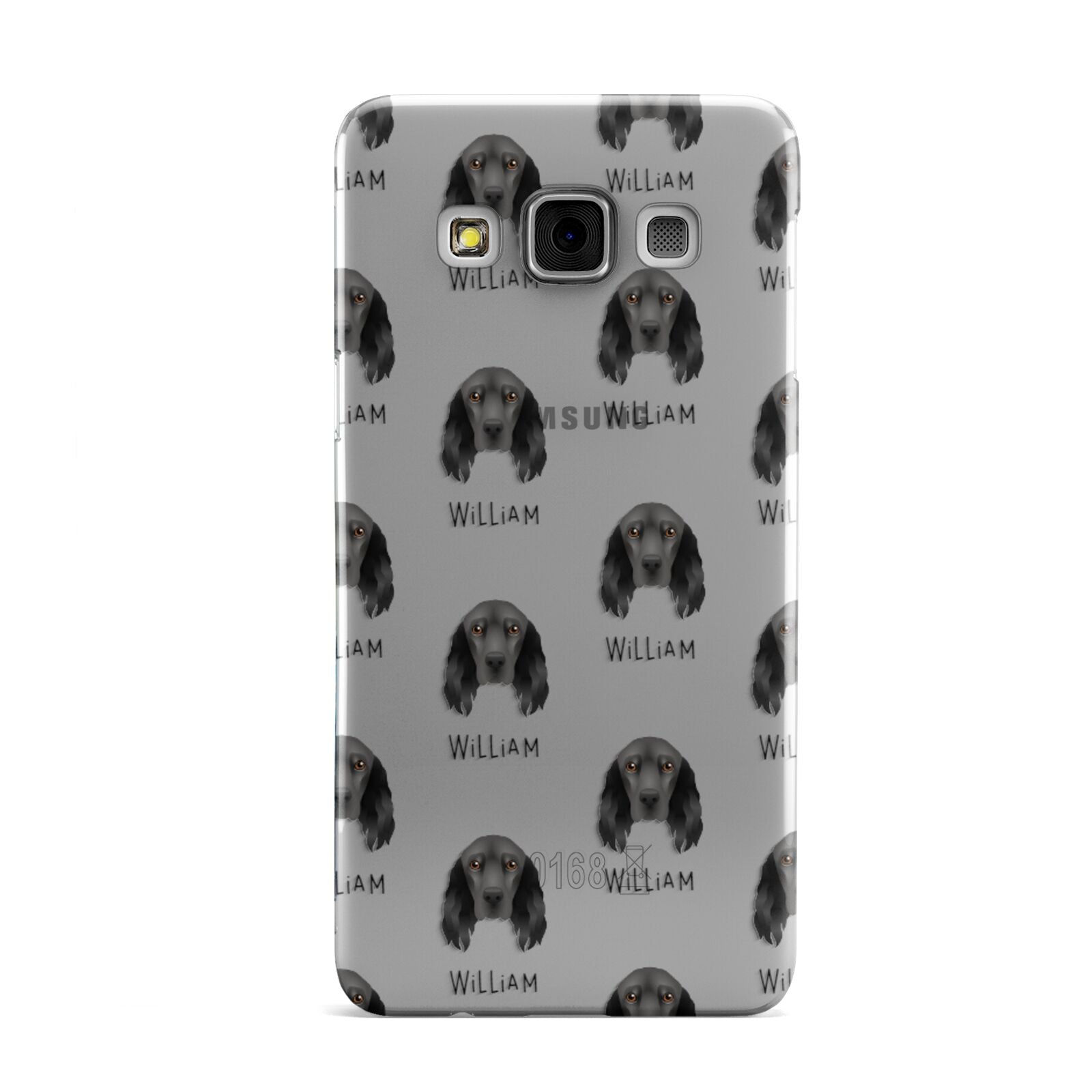 Field Spaniel Icon with Name Samsung Galaxy A3 Case