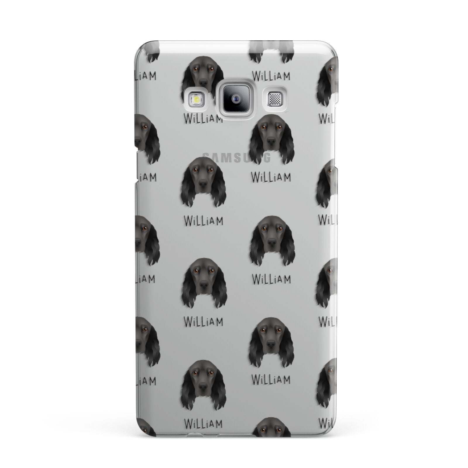 Field Spaniel Icon with Name Samsung Galaxy A7 2015 Case
